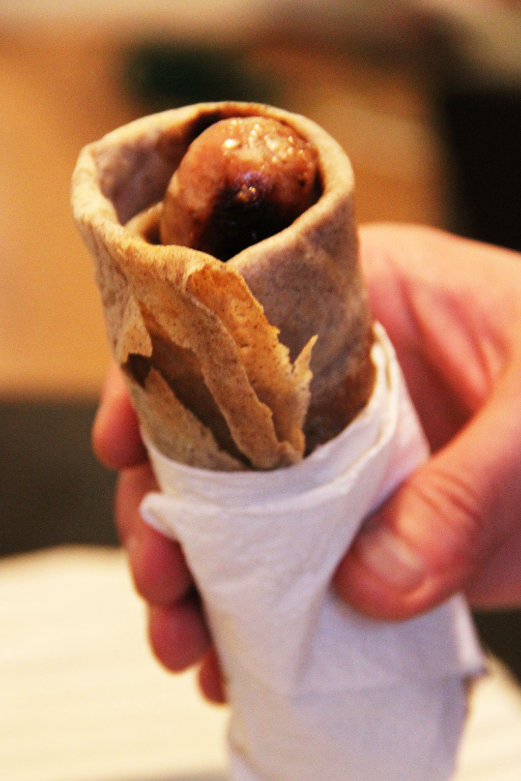 Spécialité bretonne Galette saucisse Not Parisienne