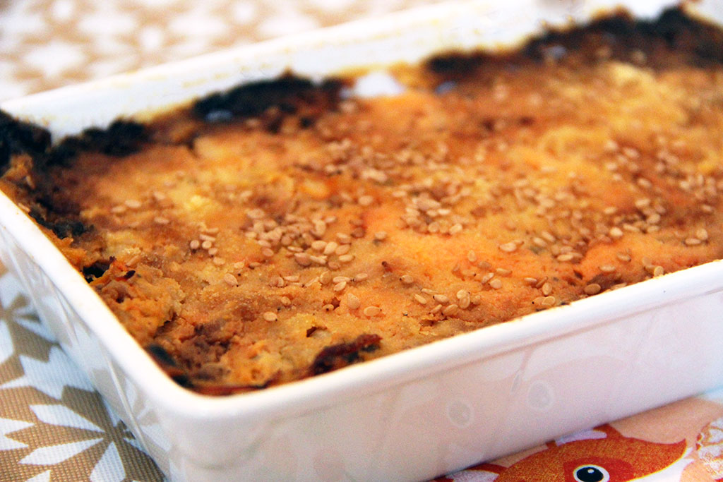 Parmentier de canard aux patates douces - Not parisienne
