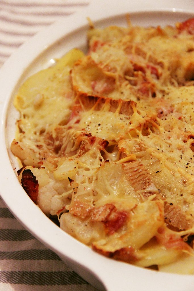 Gratin De Pommes De Terre Chou Fleur Et Munster Not Parisienne