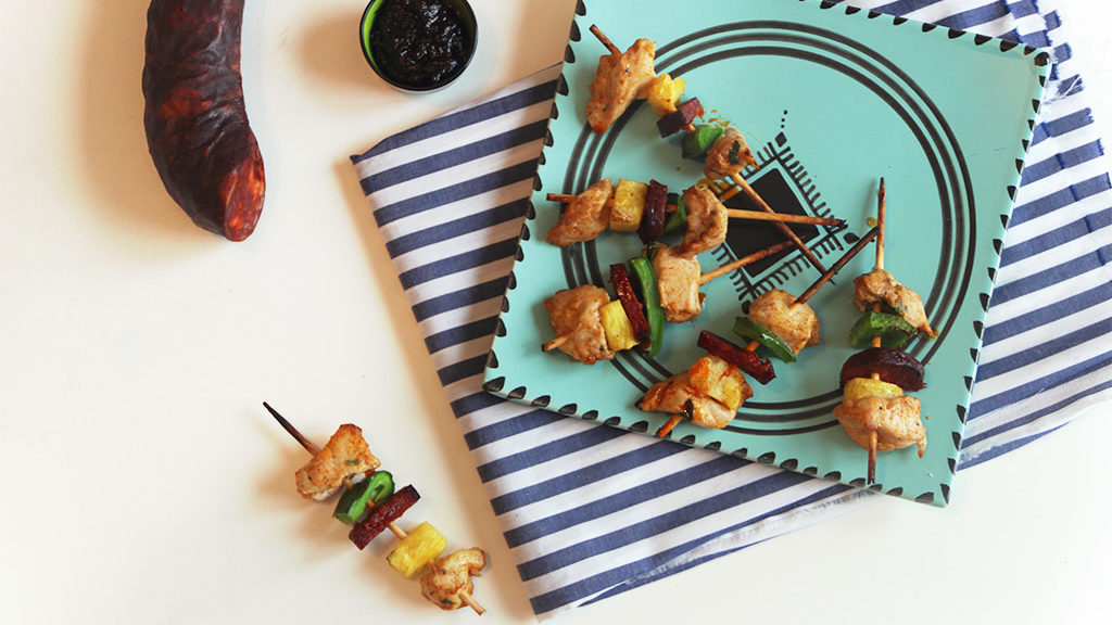 Brochettes Chorizo Poulet Ananas Not Parisienne Brochettes Chorizo Poulet Ananas Not Parisienne
