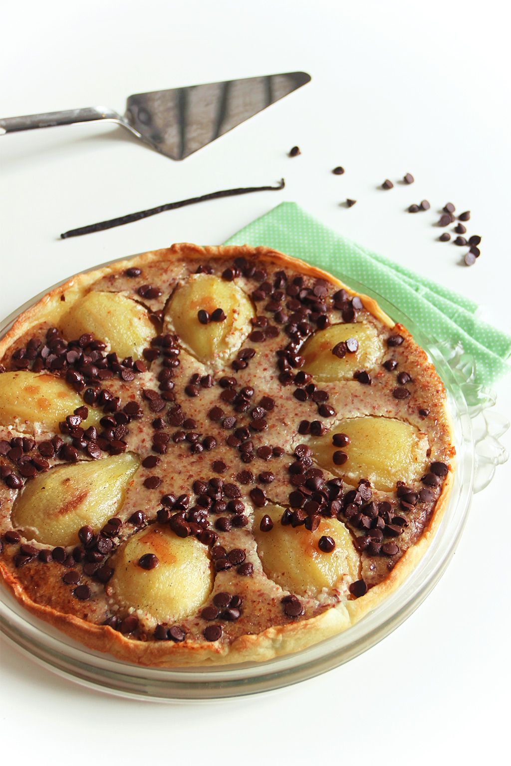 Tarte Aux Poires Et Pepites De Chocolat Not Parisienne