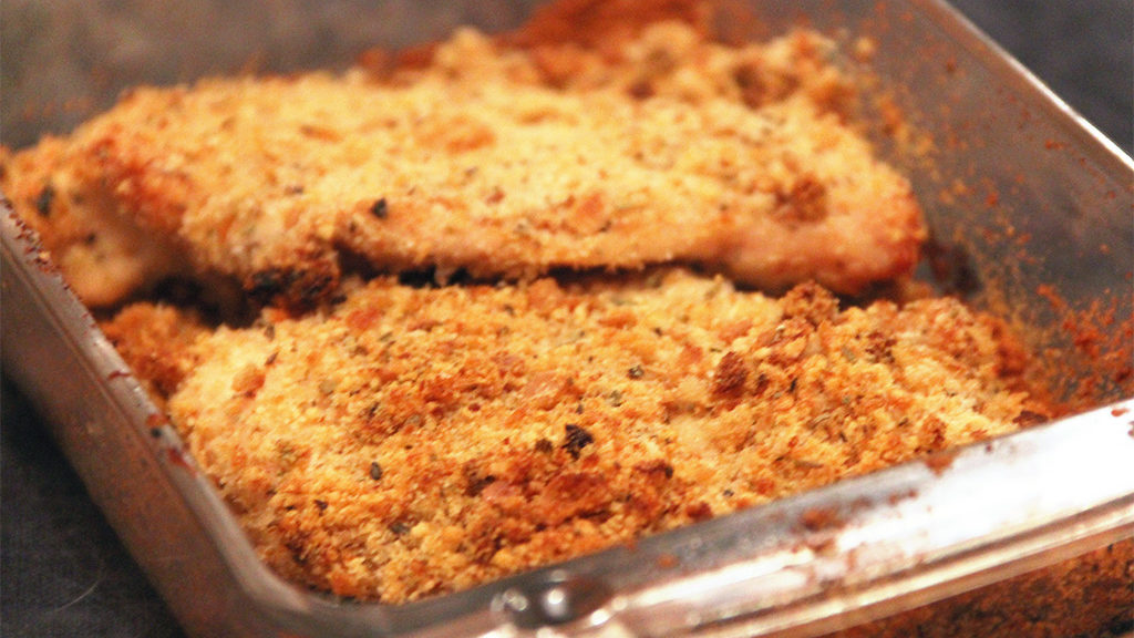 Blancs De Poulet Au Four Au Parmesan Not Parisienne