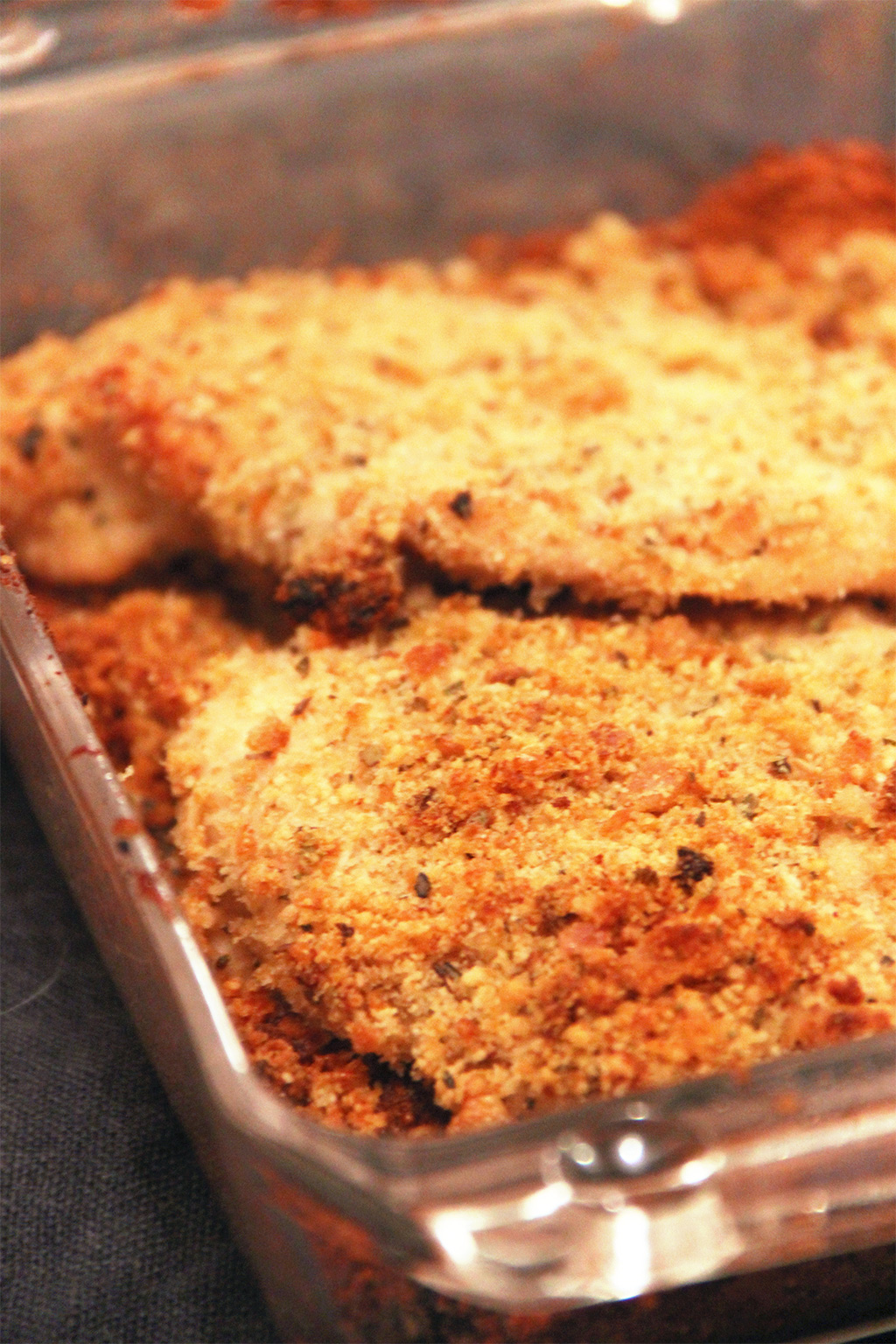 Blancs De Poulet Au Parmesan