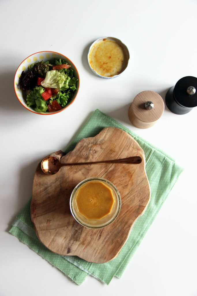 Vinaigrette au beurre de cacahuètes - Not parisienne
