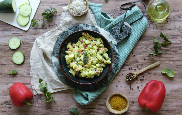 Salade boulgour lentilles façon taboulé